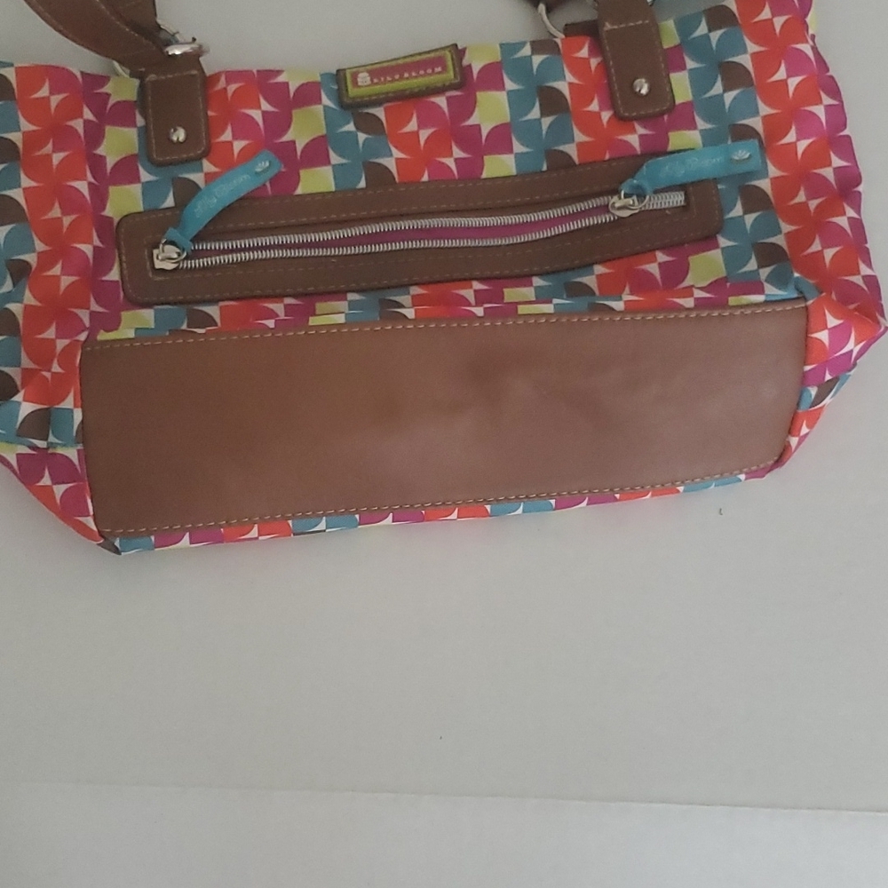 Lily Bloom nylon purse. 3 pockets inside. Some pen marks in lining. - Picture 3 of 6